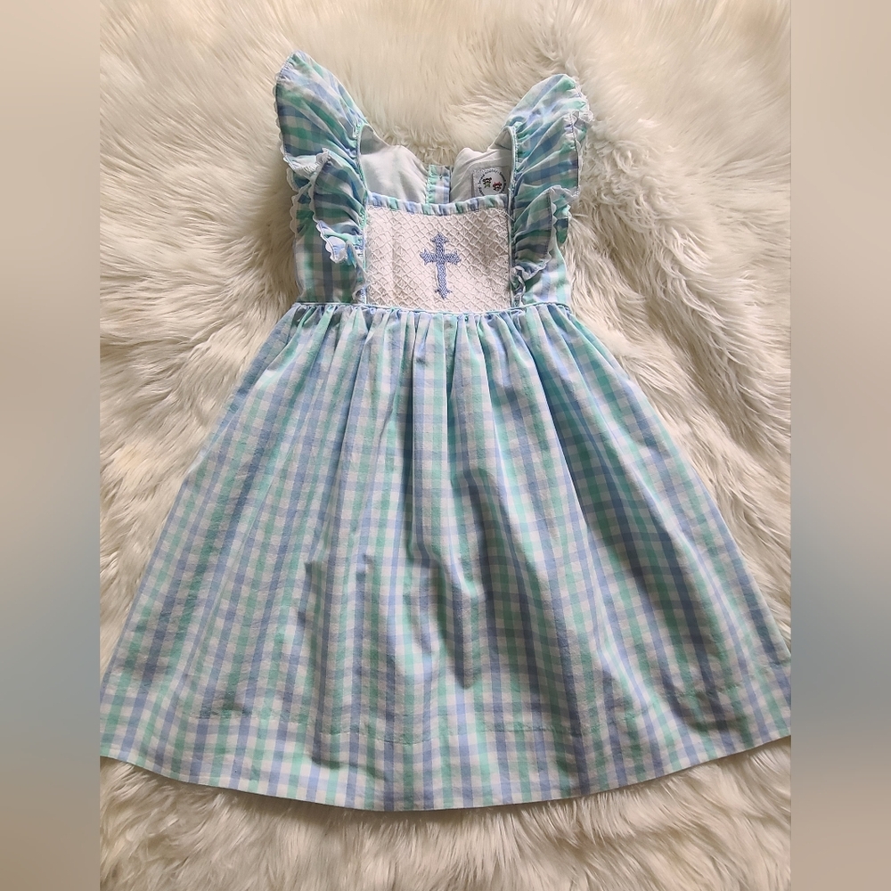 Smock Monkey Dress Sz 5